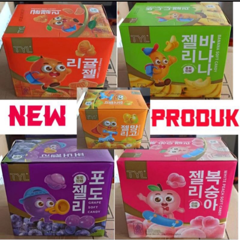 

TYL GUMMY Candy Aneka Rasa Buah 20g x 20Bungkus