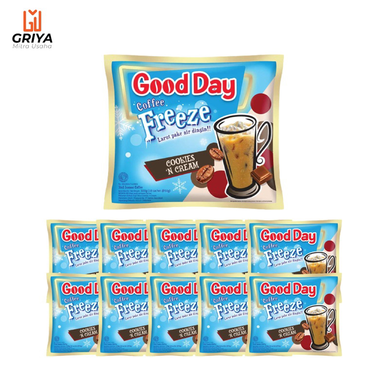 

Good Day Freeze Cookies N Cream isi 10 Pcs