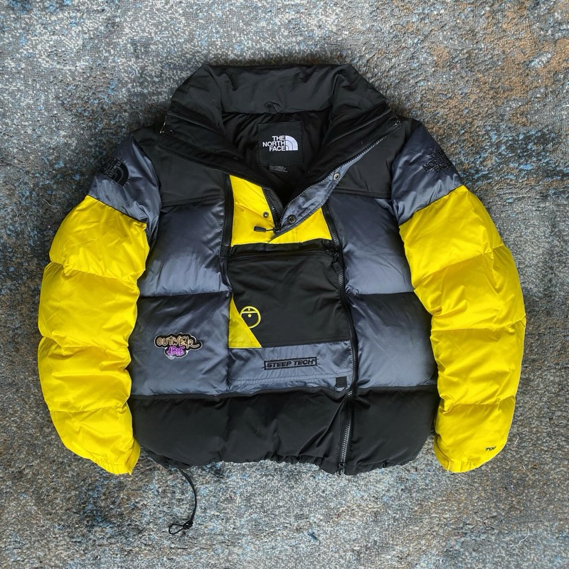 the north face steeptech 1991 stand collar down jacket