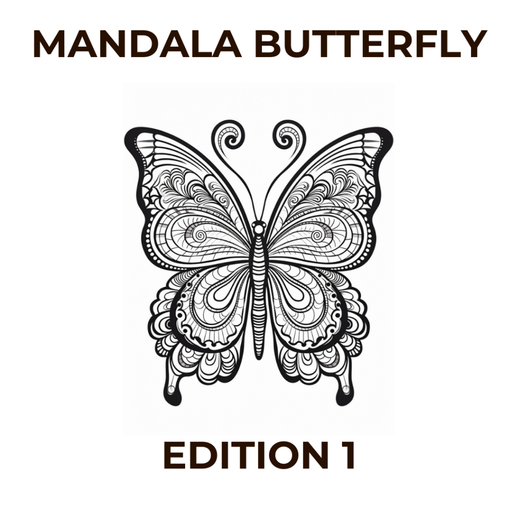 

Halaman Mewarnai Tema Mandala Kupu-Kupu Edisi 1 File Digital