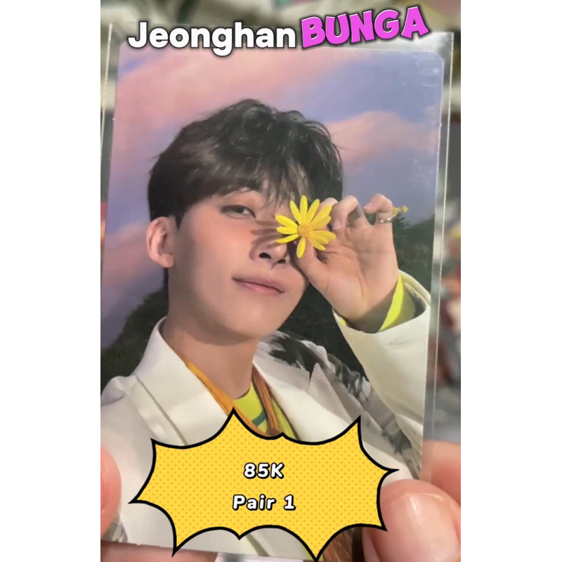 [BACA DESKRIPSI] Jeonghan Sector17 Bunga Photocard