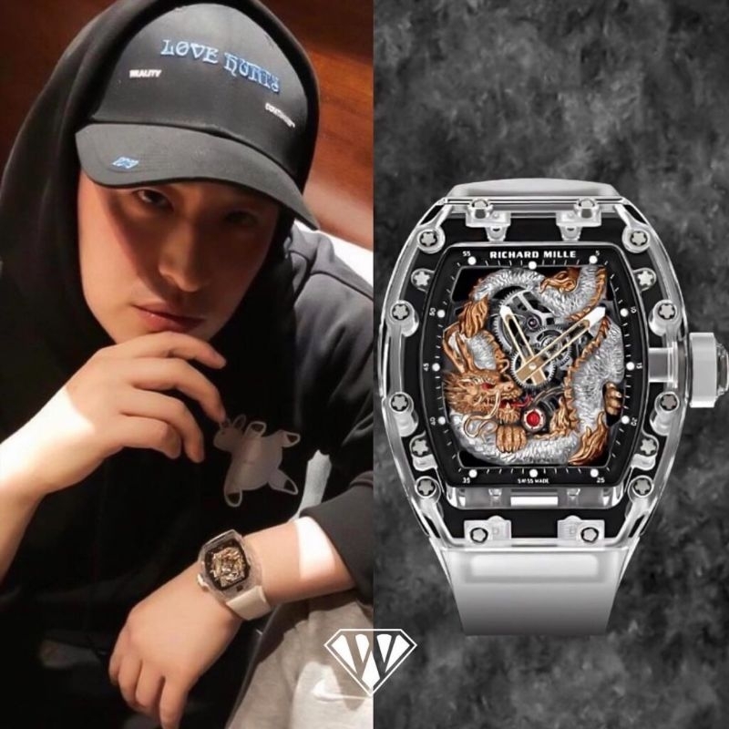 Jam tangan Automatic Swiss RM 57-03 Dragon Sapphire Will Pan fullset