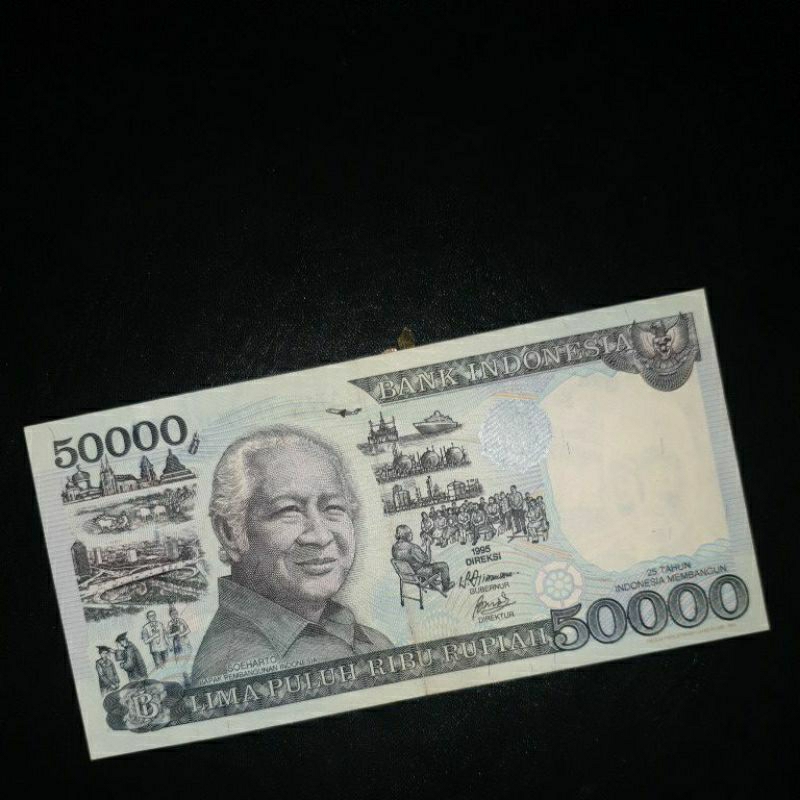 Uang Kuno 50000 Soeharto