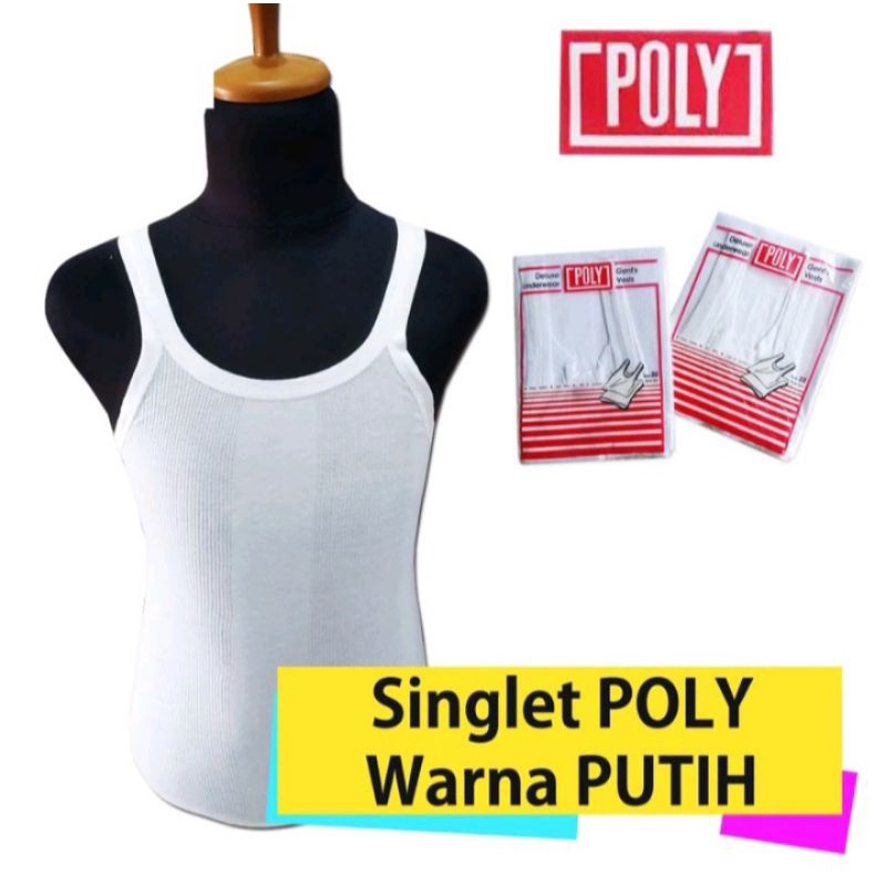 Singlet Pria Dewasa Poly Singlet Poly 32 34 36 38 40 42 [TERMURAH] [ORIGINAL]