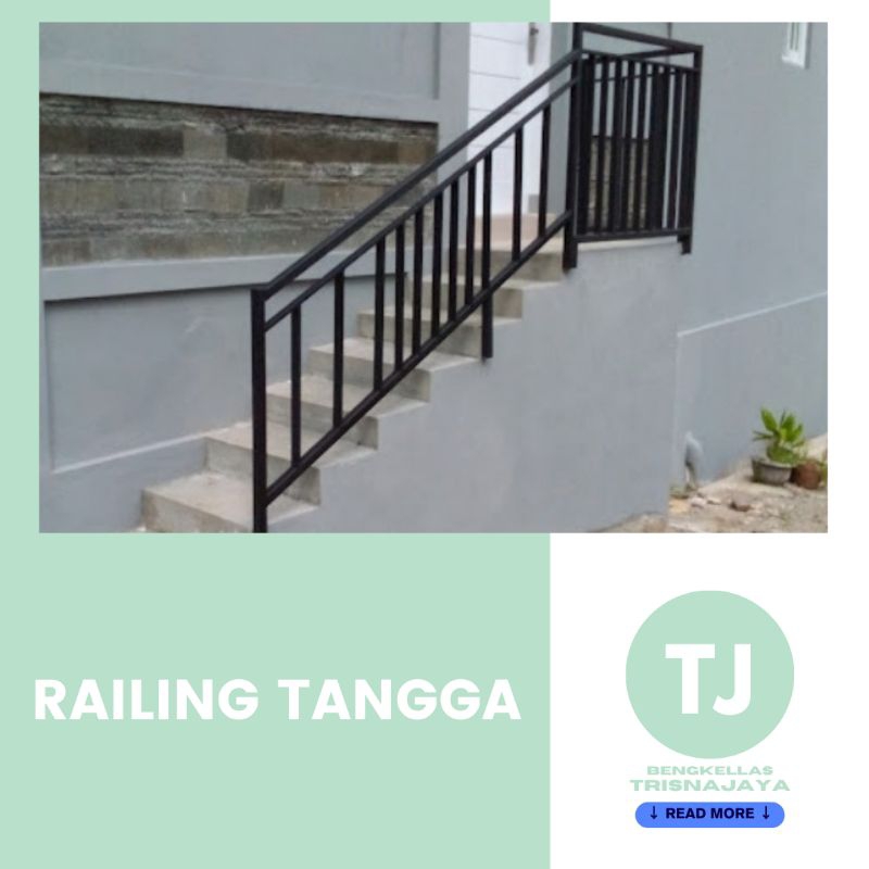 railing tangga costum pagar