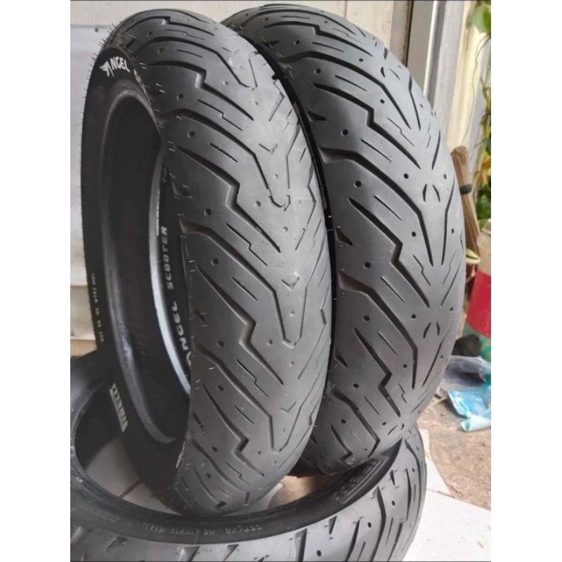 Sepasang Ban Tubeless Motor Aerox PCX Merk Pirelli angel scooter TUBLES