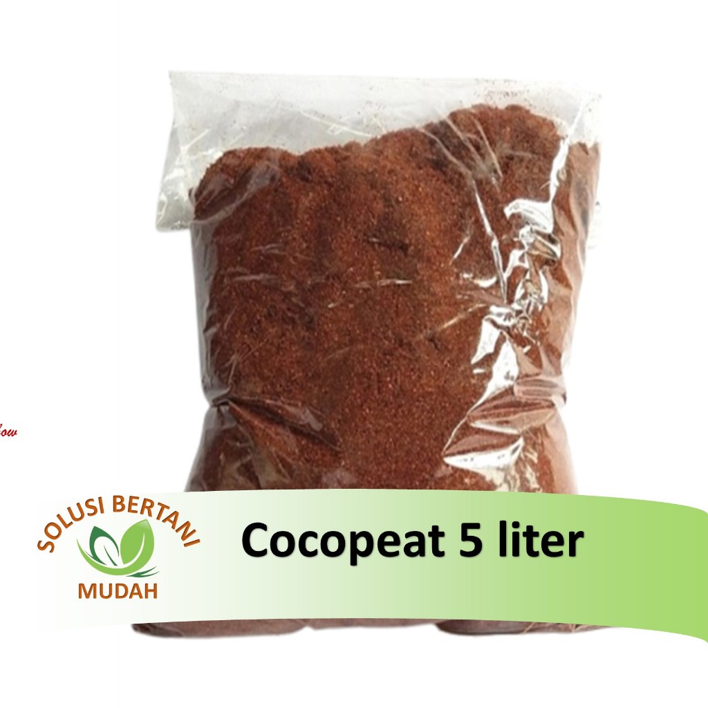 Cocopeat Media Tanam Organik 5 Liter Serbuk Halus Kelapa Super