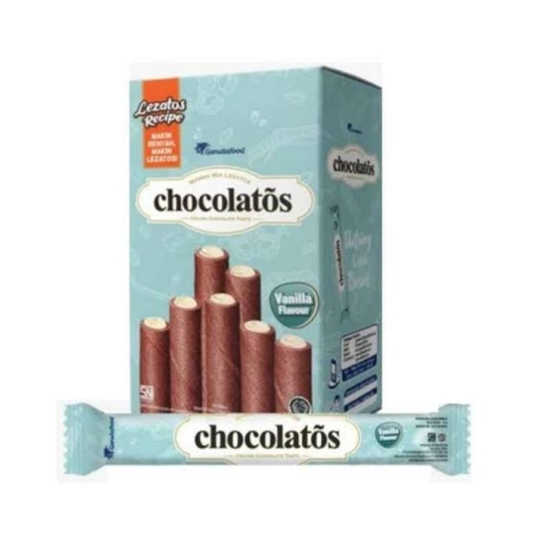 

Chocolatos Vanilla Wafer Roll 24 x 12g