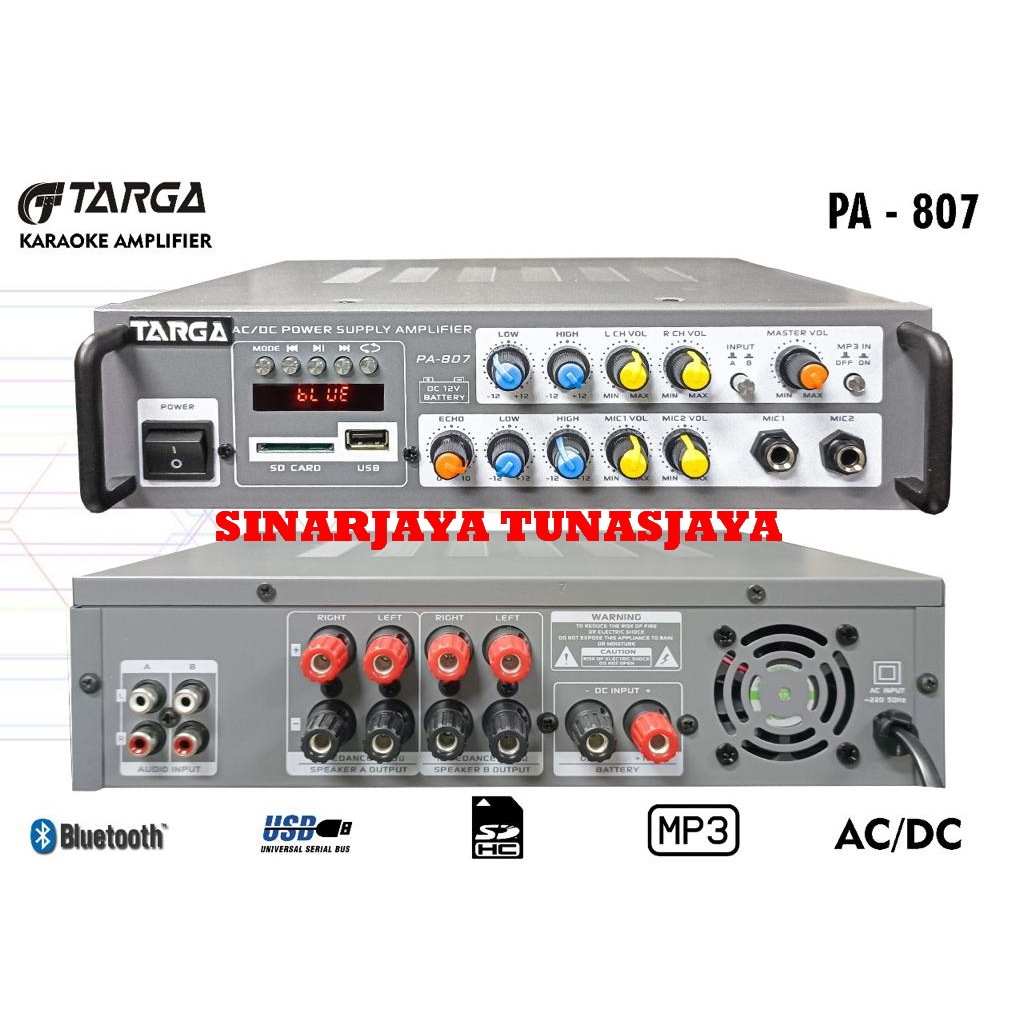 Power Amplifier Targa PA 807 - PA807