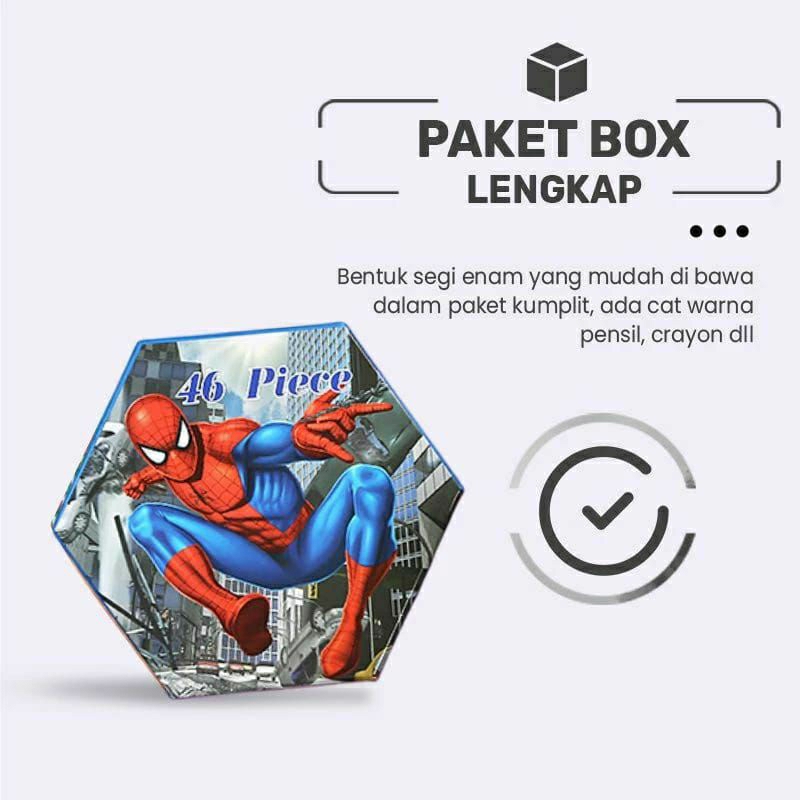 

Crayon 4in1/ Crayon spiderman 46pcs