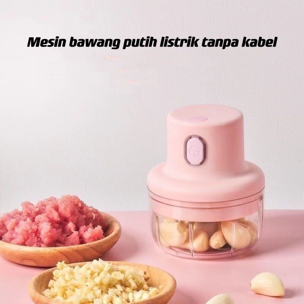 Blender Portabel Elektrik Tanpa Kabel /USB Mini Multifungsi Chopper Bumbu Dapur Praktis type KB010