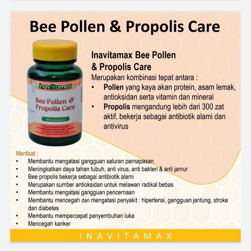 bee pollen Dan propolis inavitamax