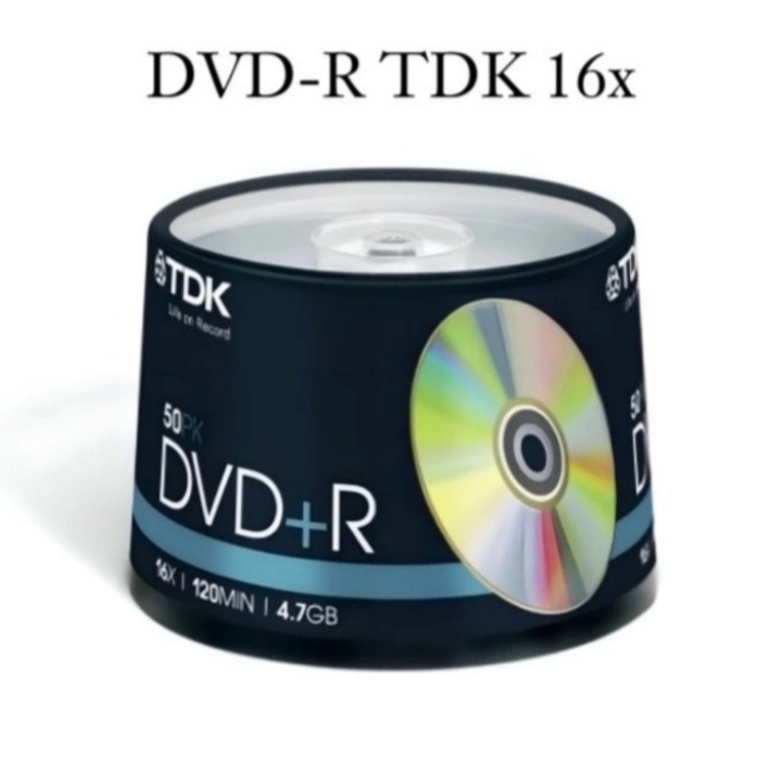 DVD R TDK DVD-R Satuan DVDR Blank Kaset DVD Kosong