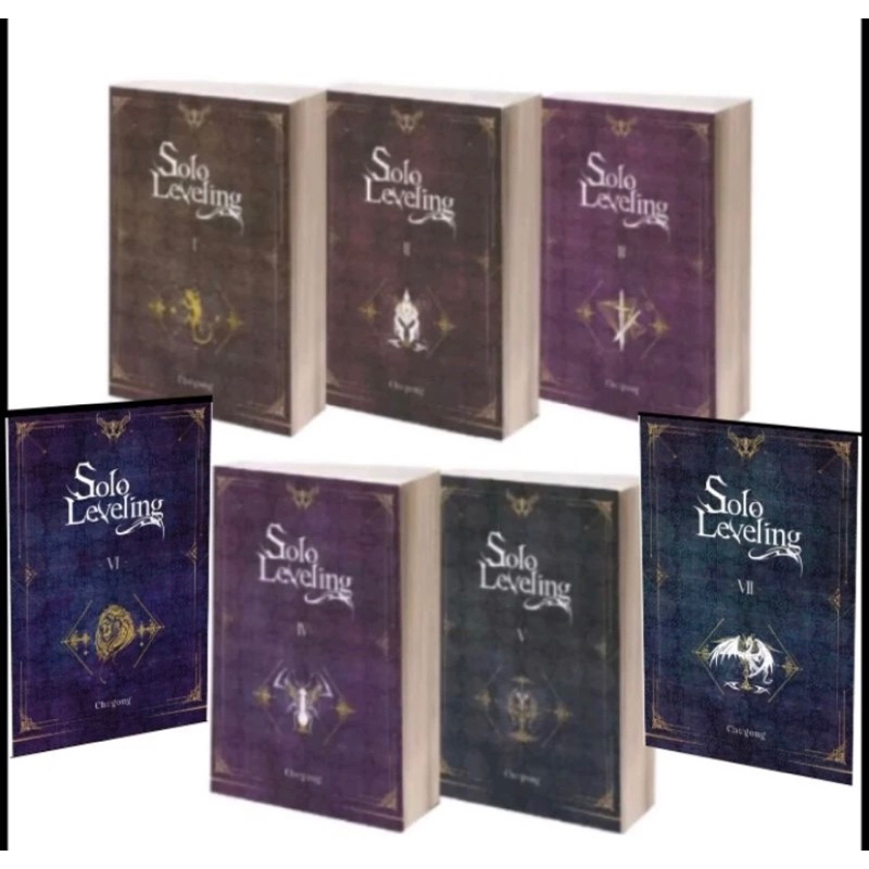 Novel solo leveling volume 1-7 (bahasa indonesia-inggris)