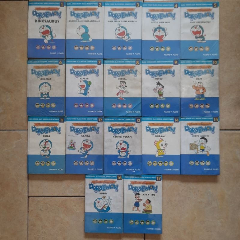 Komik Cerita Spesial Doraemon 1-17 Tamat Fullset Kolpri + Sampul