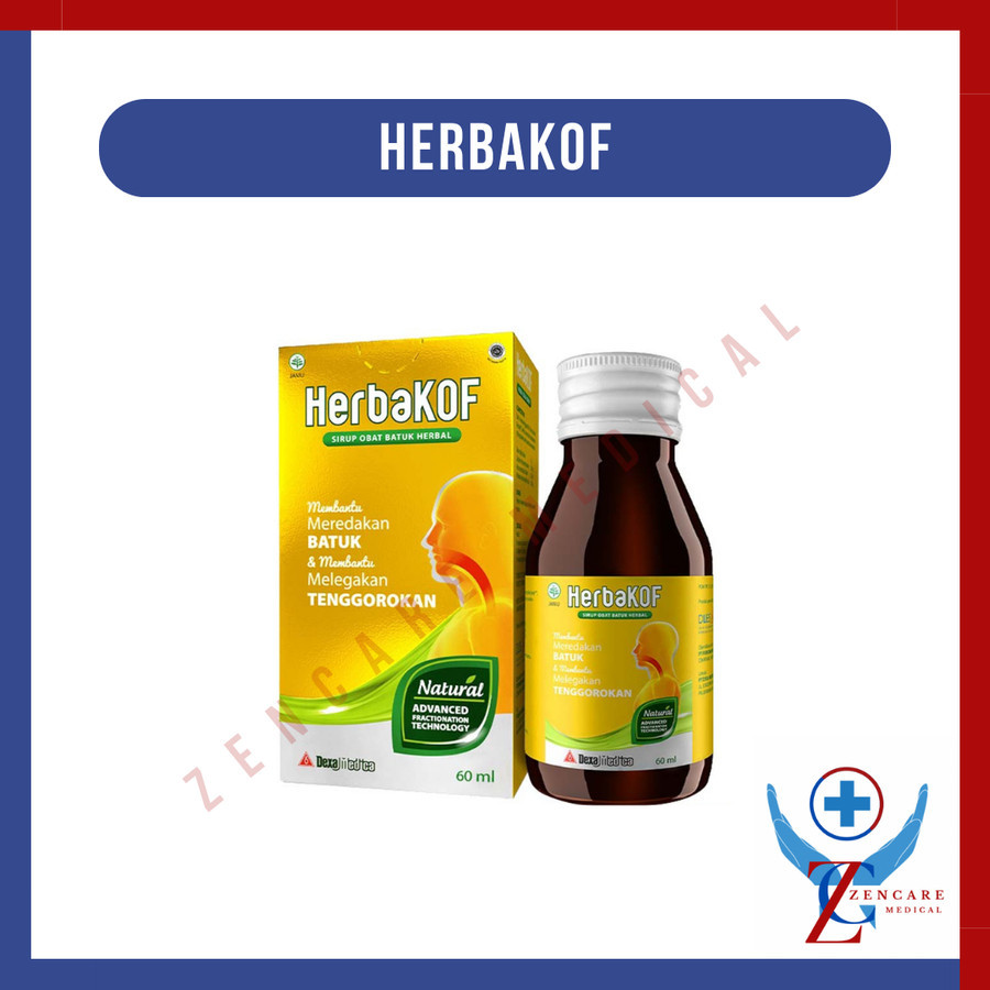 Obat Batuk Herbakof Sirup / Obat Batuk Herbal