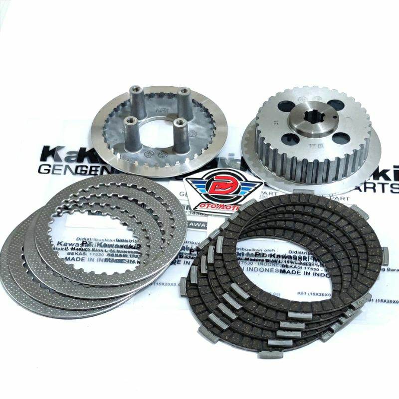 RUMAH KOPLING SET+KAMPAS KOP+PLAT KLX150, KLX BF, KLX DTRACKER