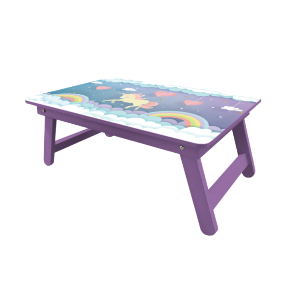 Gramedia - Meja Lipat  Estudee Drawing Table 3D Motif Unicorn Ukuran 60 x 40 cm