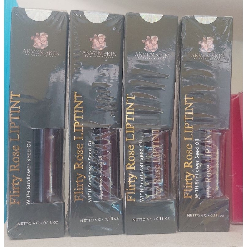 LIPTINT AKVEN ORIGINAL/LIPTINT FLIRTY ROSE tahan seharian