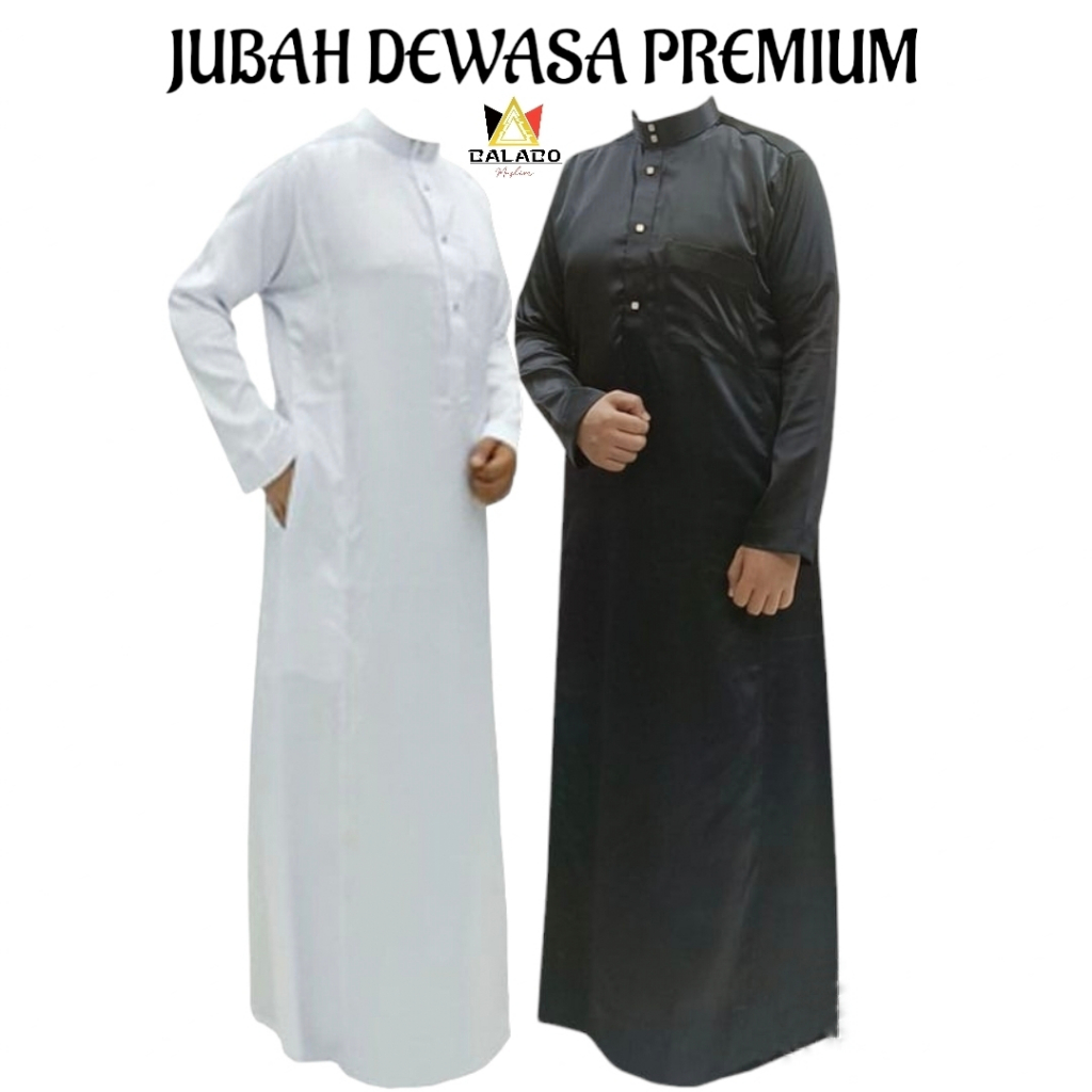 Jubah Dewasa  PREMIUM Baju Gamis Dewasa Polos Jubah Terbaru Jubah Pria Premium