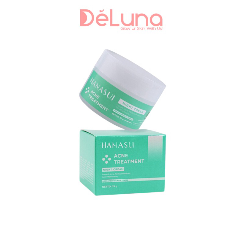 hanasui acne treatmen day cream/night cream