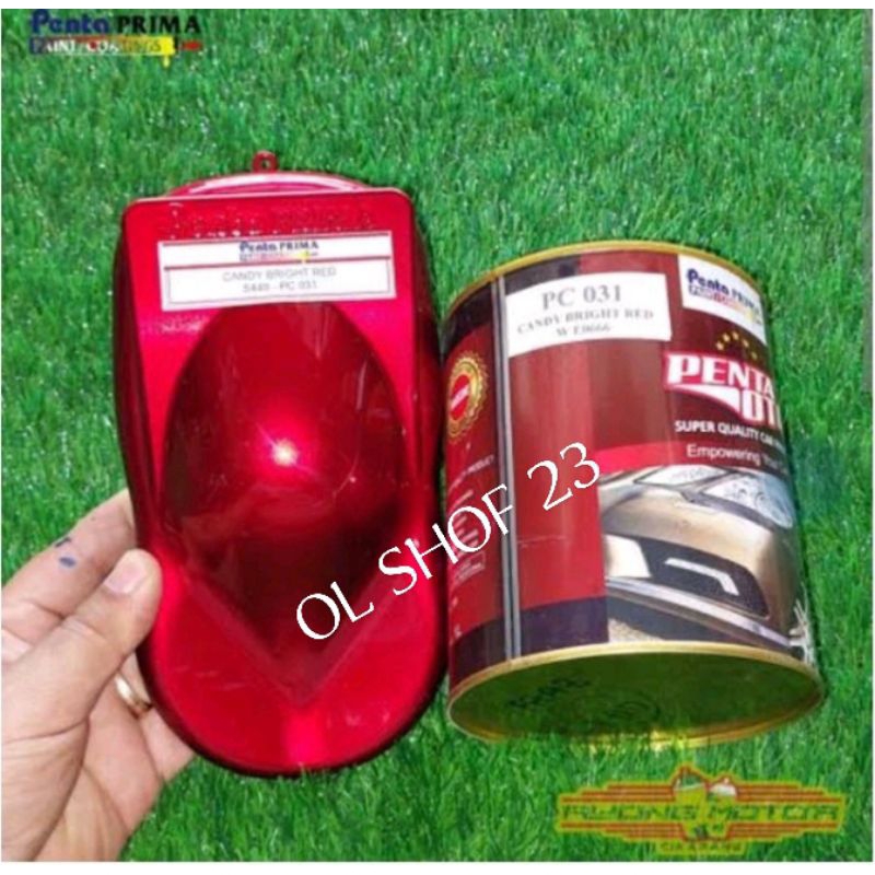 Cat Candytone Candy Bright Red PC 031 PU Penta Oto Candy Tone Merah