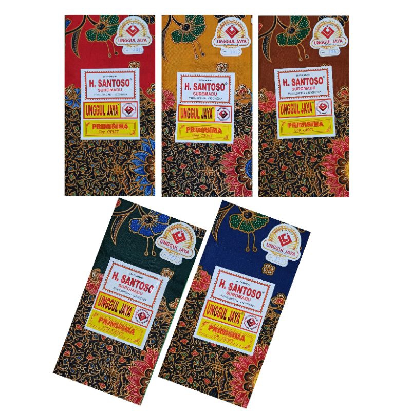 Sarung Batik Wanita Perempuan Suromadu Motif Bunga