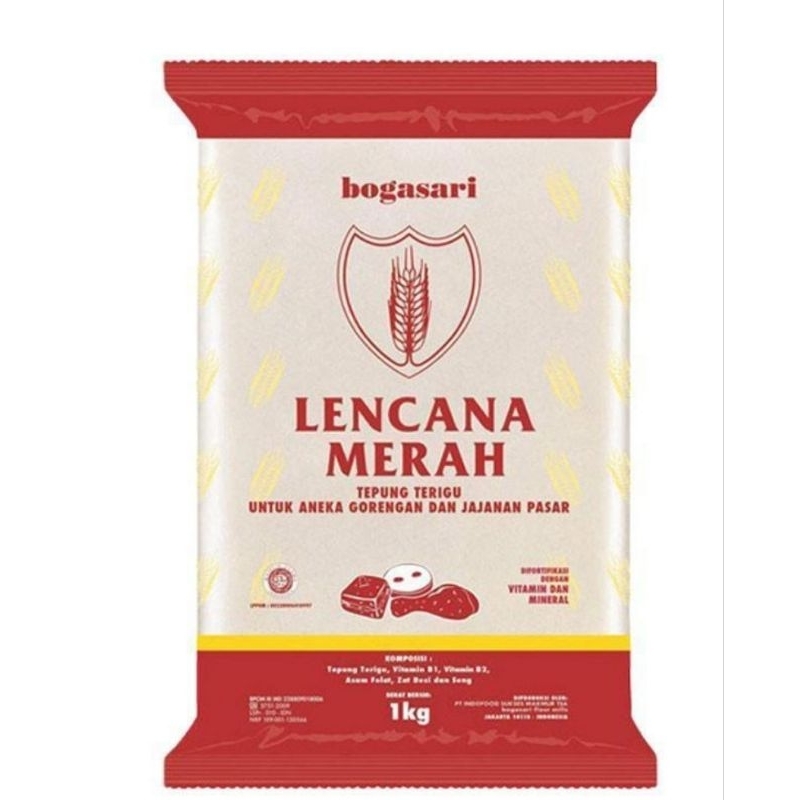 

tepung terigu lencana merah 1kg