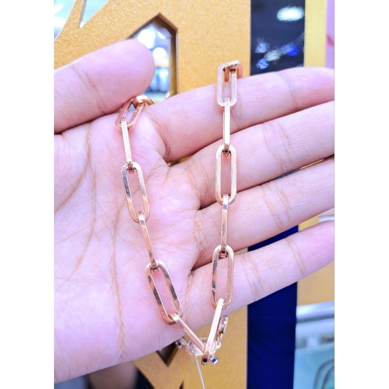 Kalung fashion italy 750/75%/17k/18k/emas 22