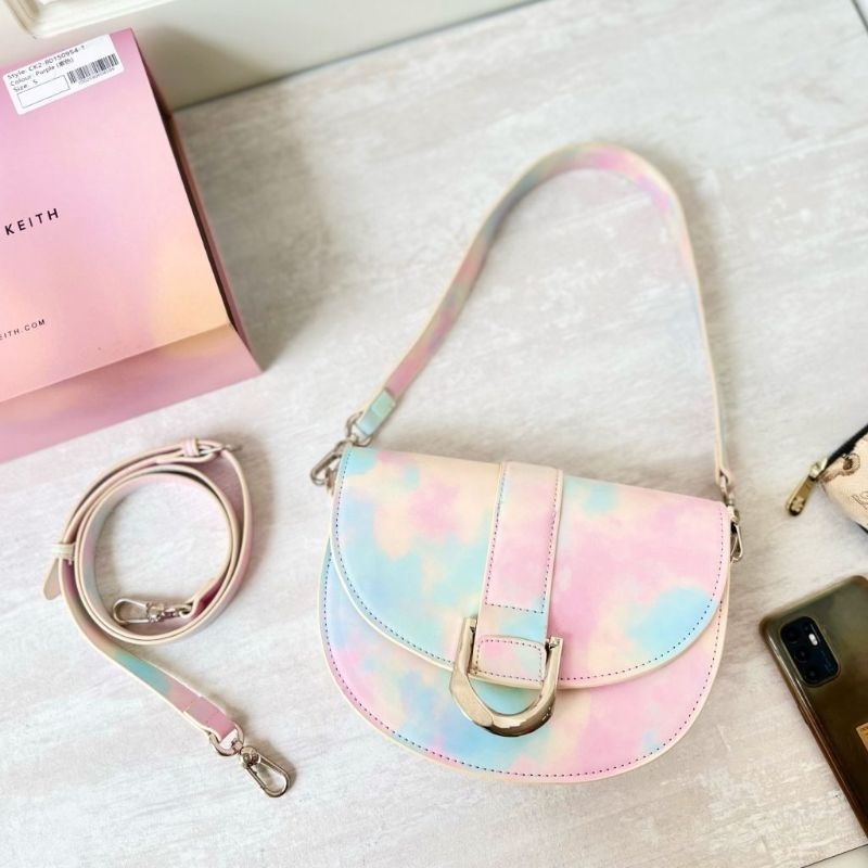 TAS WANITA GABINE SADDLE SLING BAG GIFT + BOX