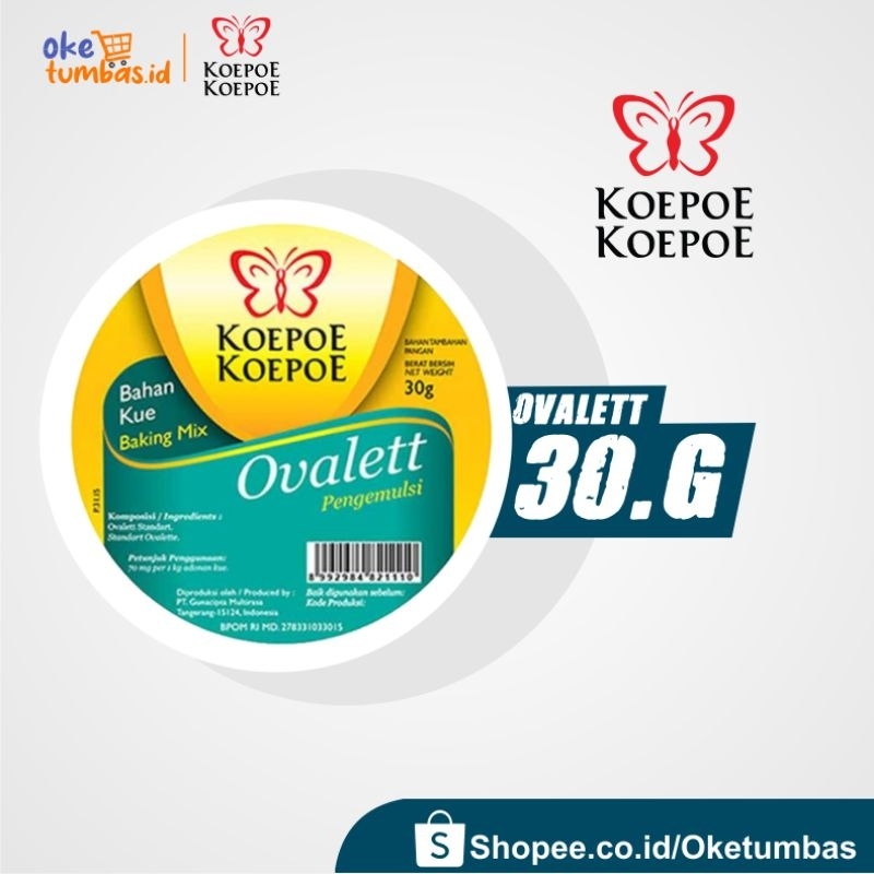 

ovalett koepoe koepoe 30g