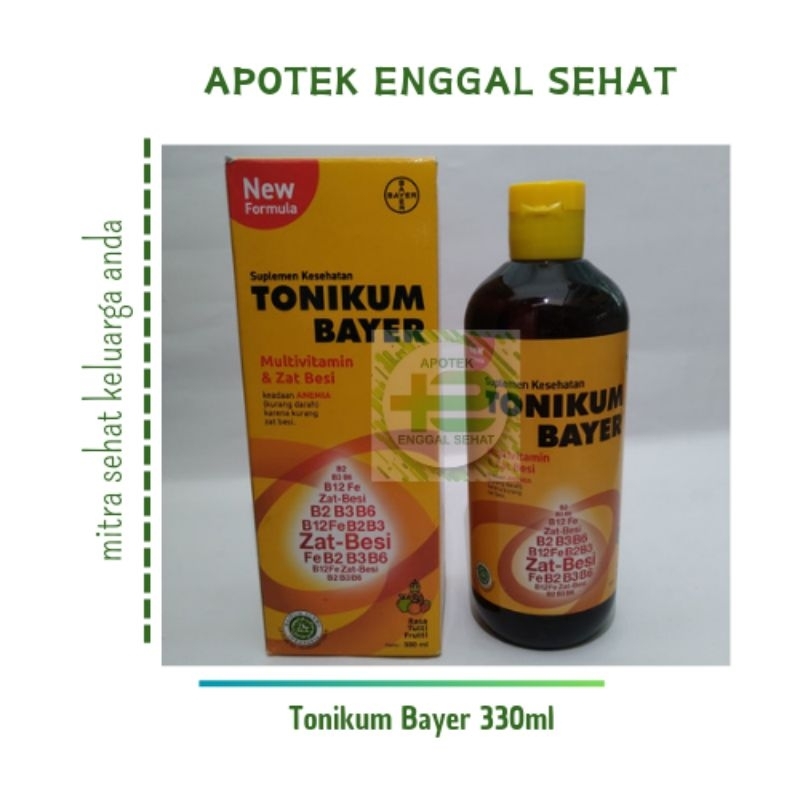 Tonikum Bayer multivitamin dan zat besi penambah darah (anemia)