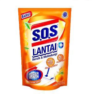 SOS Pembersih lantai orange 725 ml