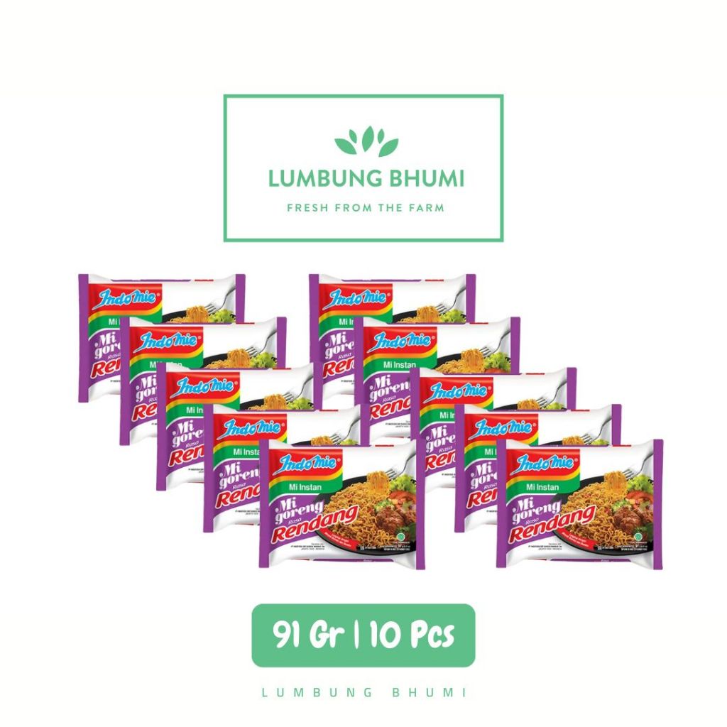 

INDOMIE Mi Goreng Rendang 91 Gr Grosir 1 Pcs - Lumbung Bhumi