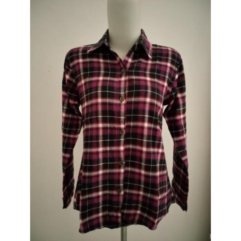 [Preloved] Kemeja Flanel Wanita