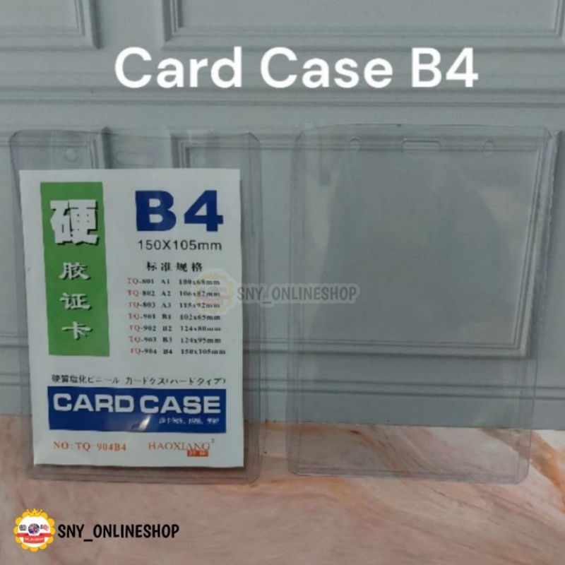 

20pcs Card Case B4 Kartu ID Card Panitia Name Tag Plastik 150×105mm