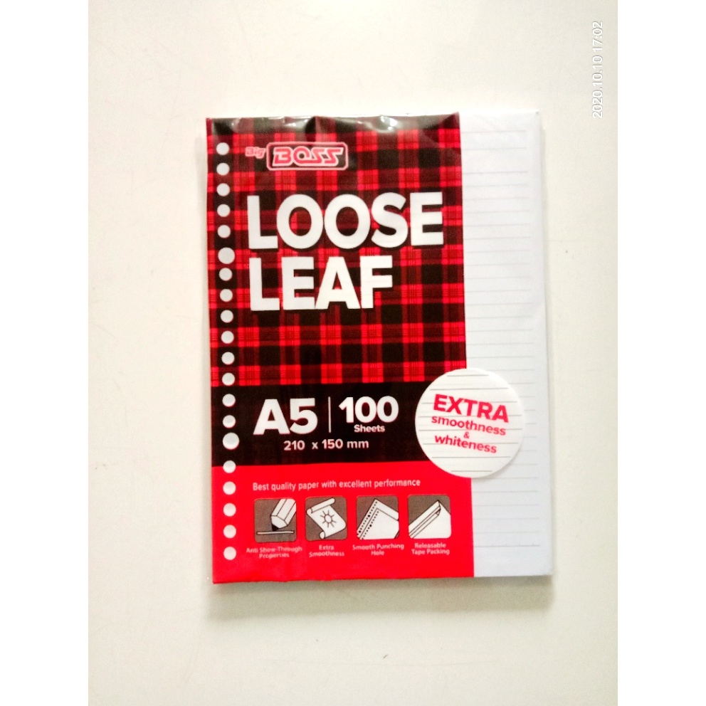 

Loose leaf A5 kecil