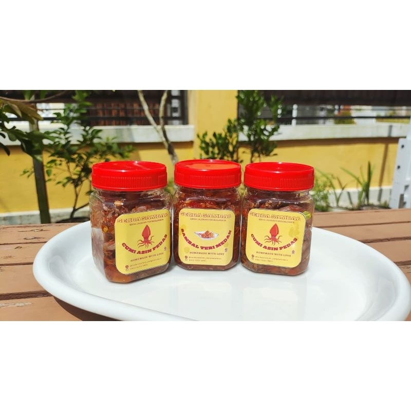 

Sambal baby cumi Asin Pedas