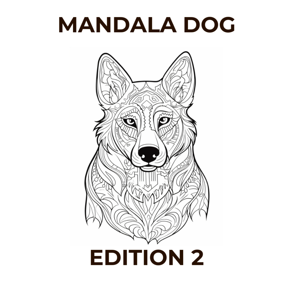 

Halaman Mewarnai Tema Mandala Anjing Edisi 2 File Digital