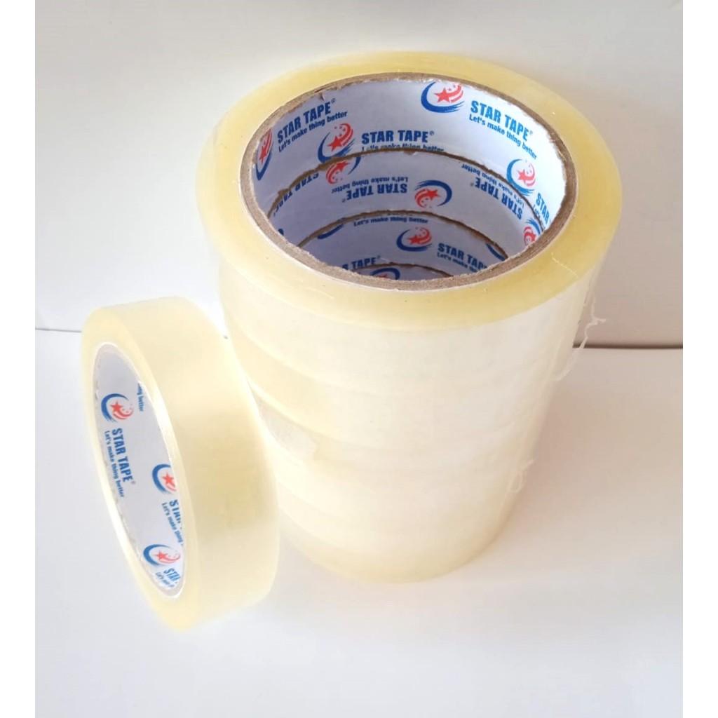 

isolasi star tape 24 mm x 72 yard-6 pcs