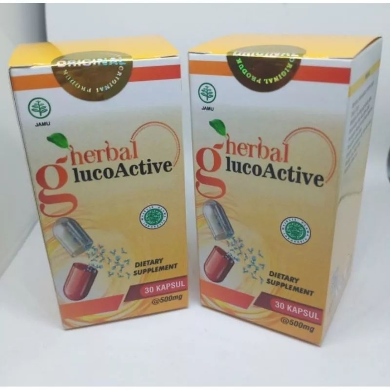 Glucoactive Asli Obat Herbal Diabetes Gluco Active Original