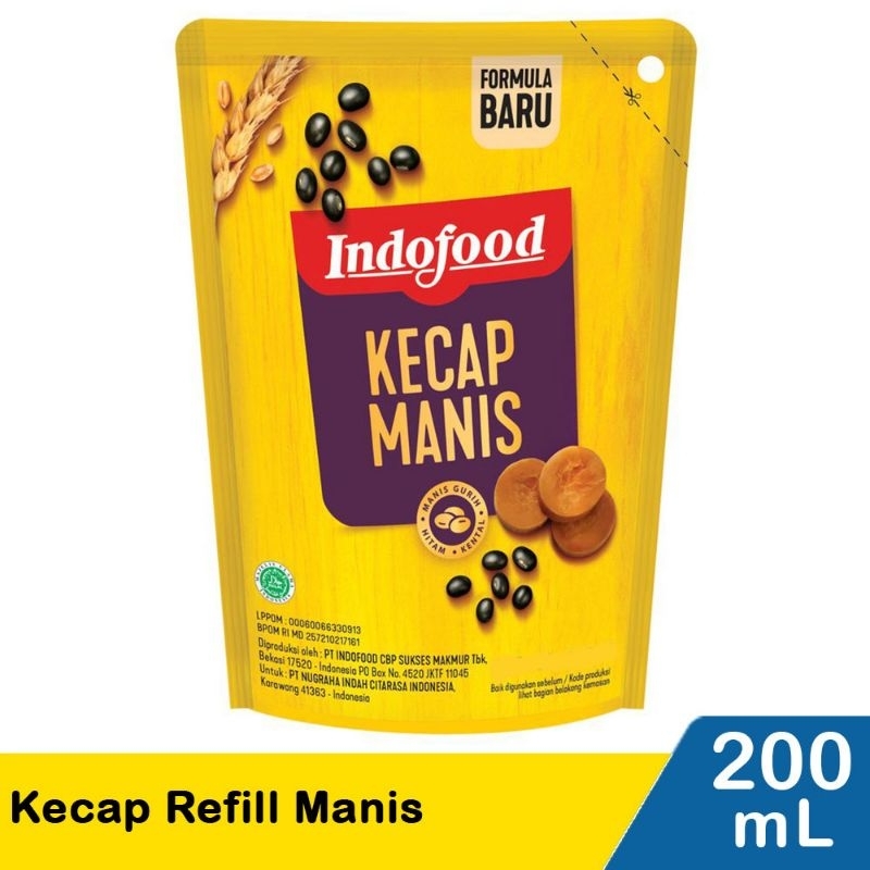 

Indofood Kecap Refill Manis 200Ml