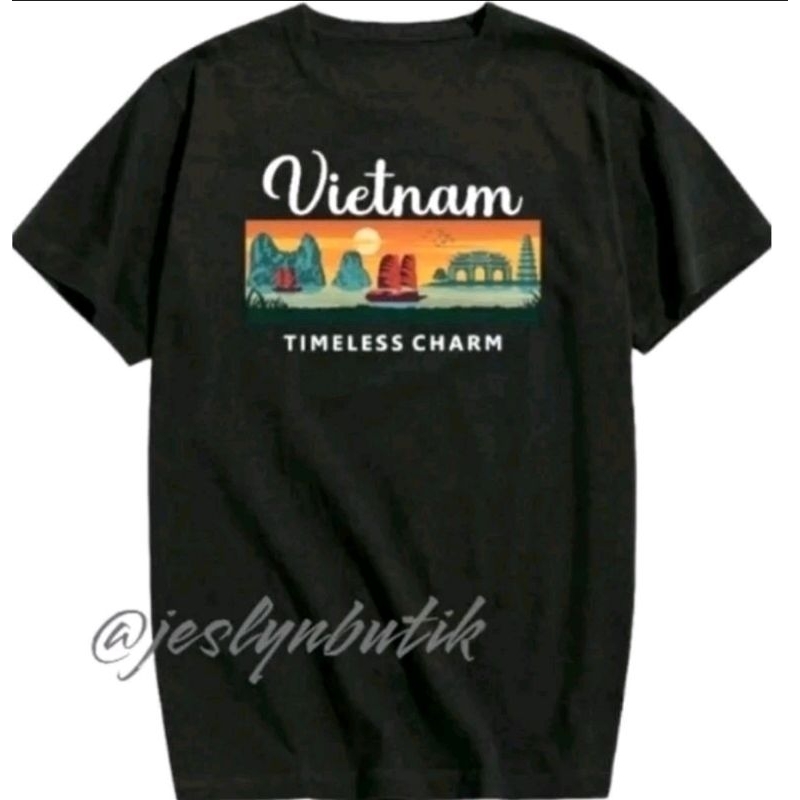 kaos  negara vietnam kaos ole ole jumbo