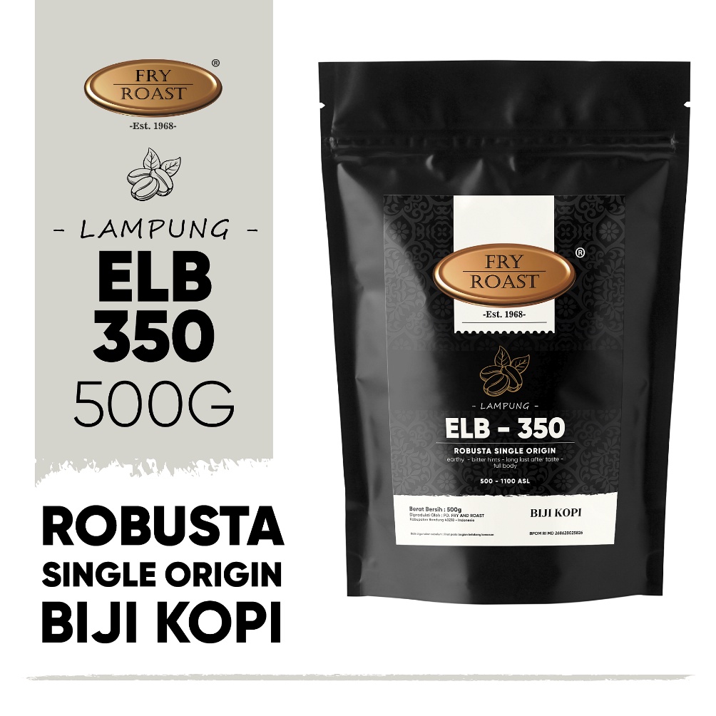 

Ready KOPI ROBUSTA LAMPUNG ELB-350 500 GRAM BIJI DAN BUBUK IPJ