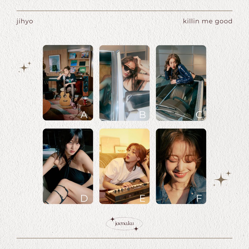 [JIHYO] PHOTOCARD KILLIN ME GOOD JIHYO TWICE UNOFFICIAL