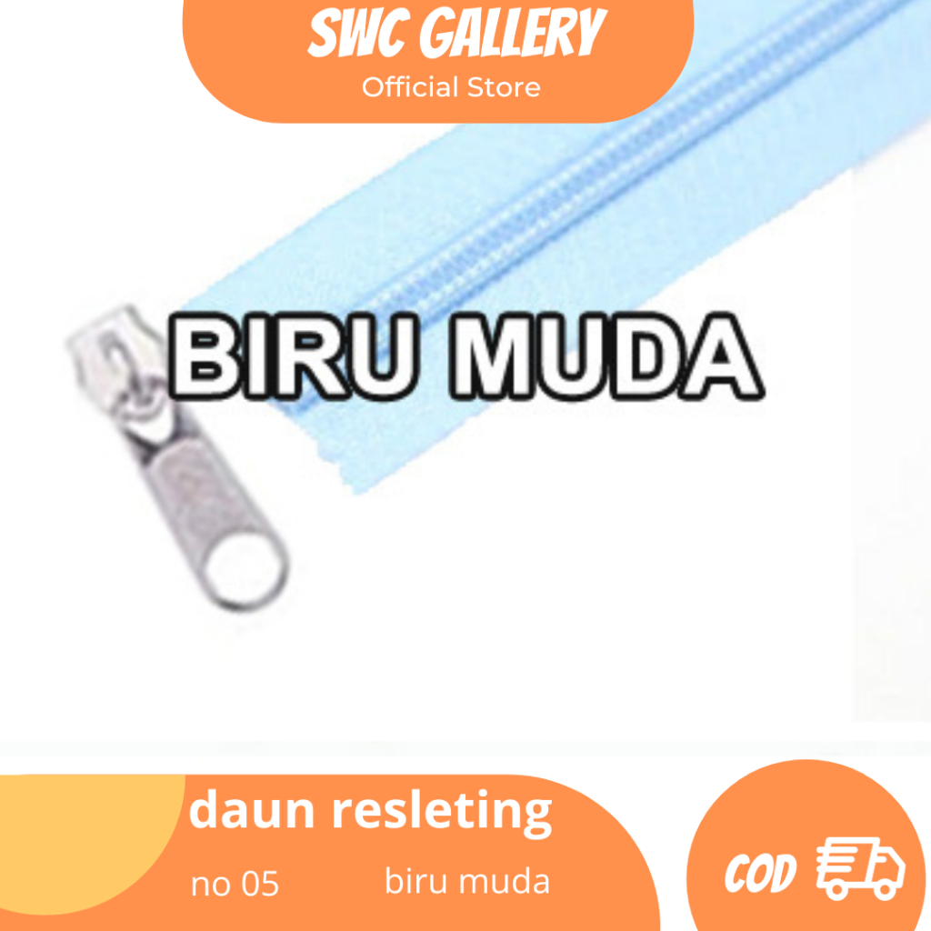 Daun Resleting Tas Meteran No 5 Untuk Tas Warna Untuk Tas Jaket Kerajinan Tangan Dompet Diy Plastik 