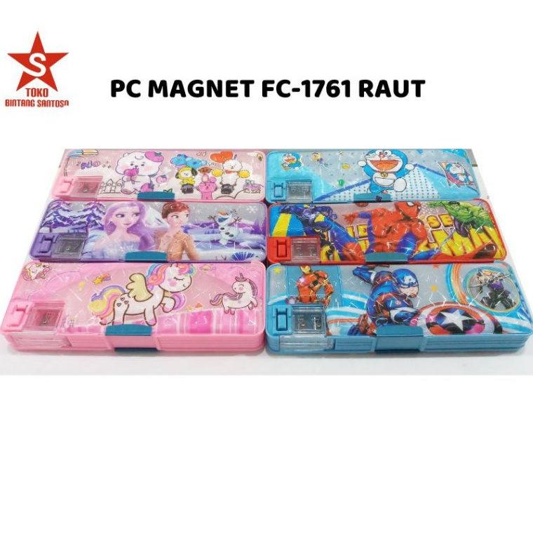 

PC MAGNET FC-1761 RAUT / Pencil Case Magnet FC-1761 / Kotak Pensil / Tempat Pensil