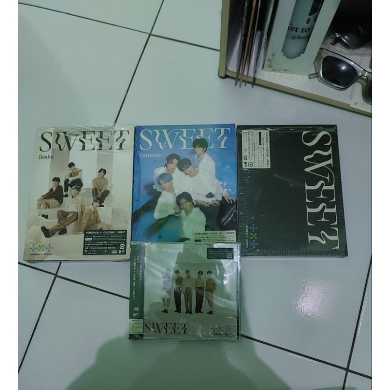 Album TXT Sweet JP, UNSEALED, ALBUM TXT SWEET JP FULL SET UNSEALED