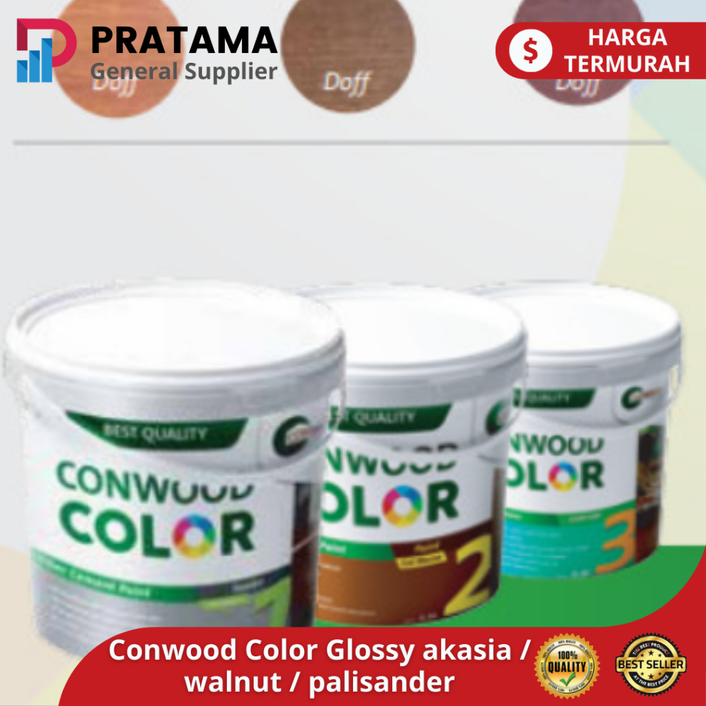 Cat warna Conwood / Conwood Color Glossy akasia / walnut / palisander | surabaya
