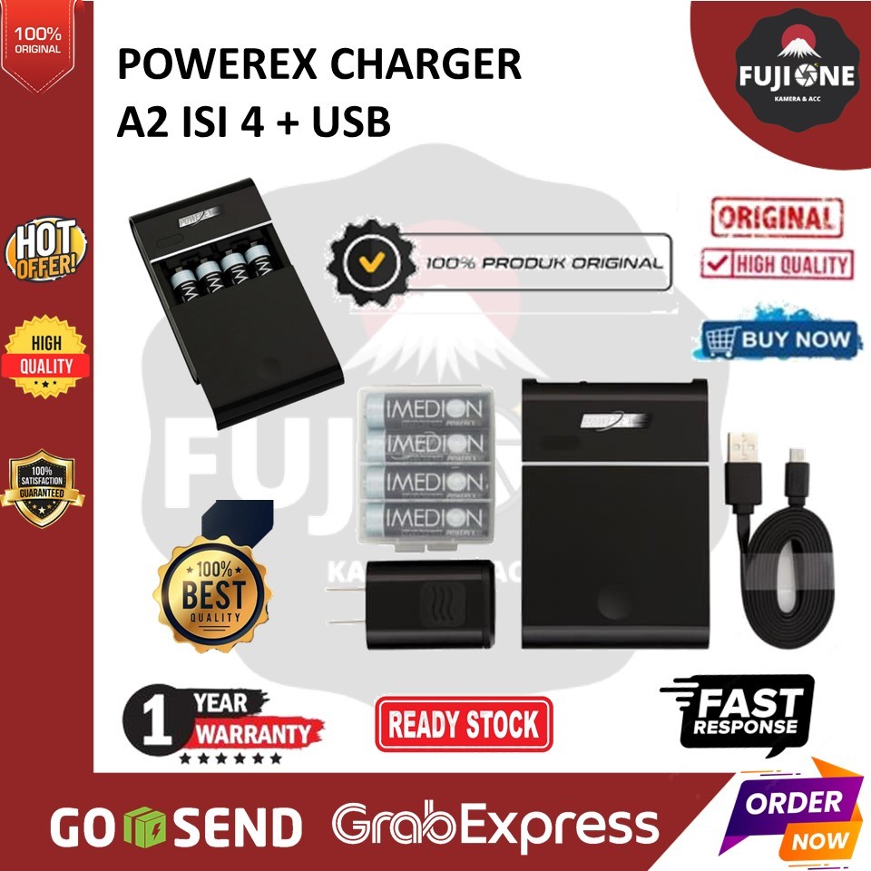 POWEREX CHARGER A2 ISI 4 + USB